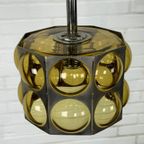 Vintage Glazen Space Age Hanglamp thumbnail 3