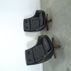 Zwarte Skai Kunstleder Draaifauteuil Uit Zweden thumbnail 2