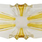 August Walther & Sohne Persglas Schaal Geel 1970’s thumbnail 5
