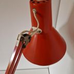 Vintage Oranje Architectenlamp Bureaulamp Klemlamp Desklight thumbnail 18