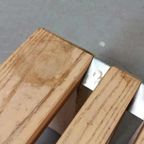 Vintage Lattenhout Salontafel, Walter Antonis, 't Spectrum thumbnail 13