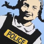 Offset Litho Naar Banksy Police Kids Jack And Jill 42/150 thumbnail 8