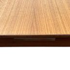 Vintage Eettafel Table Teak Fineer Jaren 60 Uitschuifbaar thumbnail 10