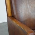 Comfortabele Schapenleren Art Deco Design Fauteuil Met Een Luxe Uitstraling thumbnail 8