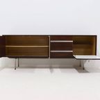 Dutch Minimalist Wenge Wooden Sideboard By Tijsseling 1970S thumbnail 14