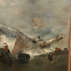 Auguste Henri Musin (1852-1923) “Storm”. thumbnail 4