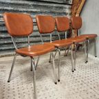 Set Retro Stoelen Frans Design 60S 4 Stuks thumbnail 2