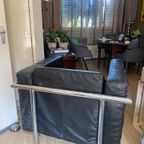Vintage Leren Bankstel (fauteuil + 2zits Bank) thumbnail 7