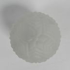 Art Deco Plafondlamp Met Mat Glazen Kap, Jaren 30 thumbnail 4