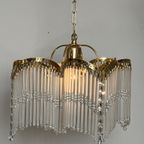 3 Bogen Art Deco Stijl Hanglamp Staafjes Kroonluchter 80’S thumbnail 5