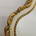 Grote Vintage Barok Brocante Rococo Facet Geslepen Spiegel Schouwspiegel Xl thumbnail 15