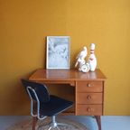 Retro Vintage Bureau, Werkplek, Desk, Divider Tafel Kaptafel thumbnail 3