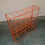 Vintage Wijnrek Flessenrek Retro Oranje Rek Tomado thumbnail 3