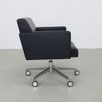 2X Lounge Chair On Wheels In Leather By Poltrona Frau thumbnail 5