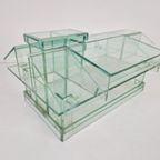Vintage Glazen Designobject Modernist Modelhuis Uniek Glas thumbnail 9