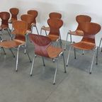12x Eromes Pagholz Industriële Stapelbare Design Stoel thumbnail 5