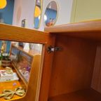 Vintage Wk Möbel Vitrinekast Vitrine Kast Kastje Highboard thumbnail 12