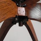 Eiken Bureaustoel, Atelierstoel, In Hoogte Verstelbaar, Jaren 30 thumbnail 25
