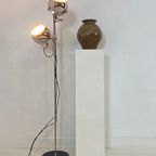 Vintage Chrome Floor Lamp thumbnail 1