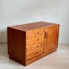 Vintage Deens Ladenkastje Dressoirtje Teak Jaren 60 thumbnail 6