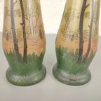 Duo Art Nouveau Vazen François Th. Legras thumbnail 7
