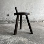 Vintage Tripod Stool, France 1960 thumbnail 9