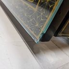 Vintage Chinese Salontafel / Oosterse Koffietafel (lakmeubel) Chinoiserie /traditioneel Tafereel thumbnail 17