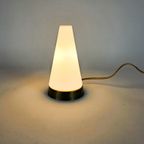 R.S.-Leuchten - Kegellamp - Tafellamp - Melkglas - Messing - 80'S thumbnail 4
