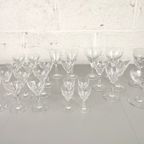 Grote Set Kristallen Val Saint Lambert Glazen thumbnail 5