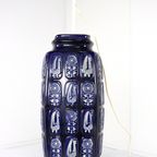 West Germany Vloerlamp Keramiek 942-45 Blauw Vintage thumbnail 15