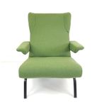 Vintage Archi Fauteuil Ligne Roset Wol Groen Ploegwool Ploeg thumbnail 5