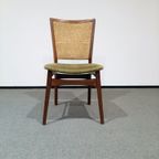 Vintage Teak Chair With Tapered Backrest thumbnail 8