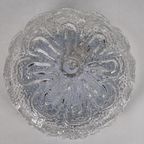 Vintage Ice Glass Plafondlamp Glas Plafonniere Lamp '60 thumbnail 6