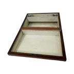 19Th C Fine English Mahogany Fineer Writing Box - With Mother Of Pearl Accent thumbnail 5