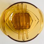 Amberkleurige Persglas Schalen thumbnail 13