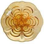 Artdeco Vaas Amber Glas 1930’s thumbnail 5