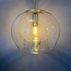 Vintage Doria Leuchten Glazen Hanger / Mid Century Moderne Lamp thumbnail 4