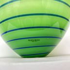 Anna Ehrner For Kosta Boda Epoque Green Stripe Bowl thumbnail 12