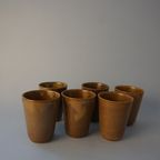 Brown Ceramic Stonewear Grés Coffee Cups thumbnail 4