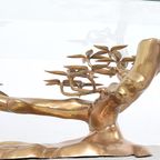 Willy Daro Bonsai Salontafel Messing, 1970S thumbnail 4