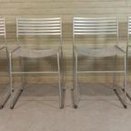 Set Van 4 Aero Wire Stoelen, Stapelbaar thumbnail 12