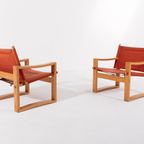 Pair Of Safari Chairs By Børge Jensen For Bernstoffsminde Møbelfabrik, 1960S thumbnail 4