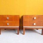 Set Vintage Design Nachtkastjes, Meurop, Pierre Guariche thumbnail 10