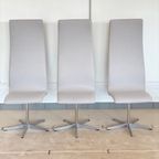 6 Oxford Stoelen Van Arne Jacobson Voor Fritz Hansen thumbnail 11