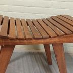 Vintage Lattenhouten Kruk thumbnail 4