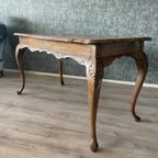 Antique Wooden Side Table thumbnail 3