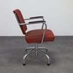 Bureaustoel Met Voetenbankje Paul Schuitema Fana 1960s thumbnail 2