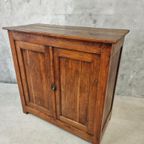 Antieke Kast Dressoir Eikenhout 19E Eeuws 115X114 Cm thumbnail 6