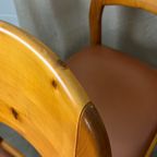 4X Dyrlund Vintage Grenen Stoelen thumbnail 7