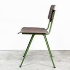Vintage Marko Stoelen, Groen Opnieuw Gepoedercoat Frame. thumbnail 2